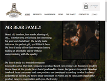 Tablet Screenshot of mrbearfamily.com